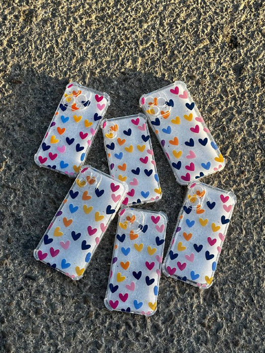 Case IPhone Multi Hearts