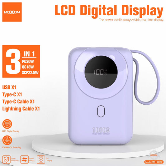 Power Bank MOXOM mx pb132 Original