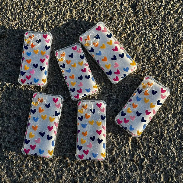 Case IPhone Multi Hearts