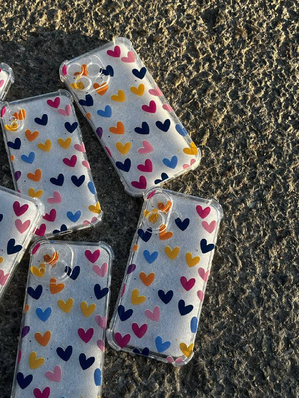 Case IPhone Multi Hearts