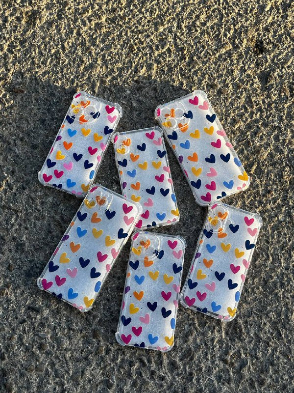 Case IPhone Multi Hearts