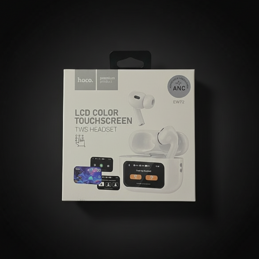 Hoco EW72 – Écouteurs Bluetooth 5.4 ANC avec Écran tactile LED